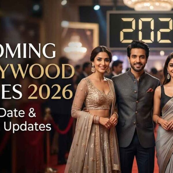 Bollywood movie sets, actors performing scenes, and film crew working behind the scenes