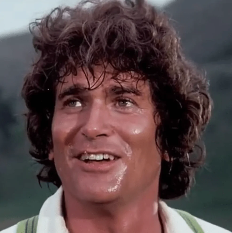 Karen Grassle and Michael Landon
