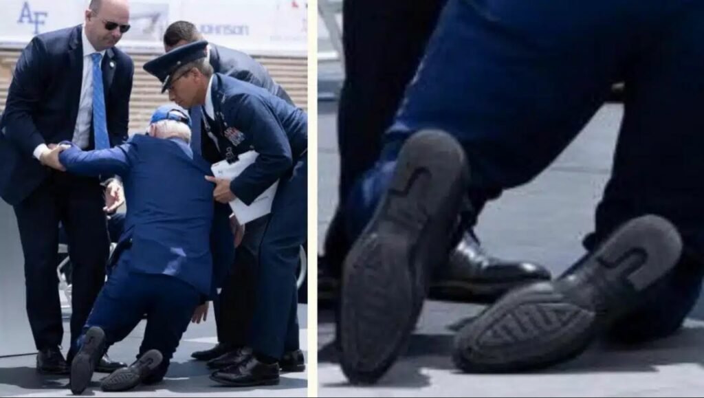 Strange Detail Noticed About President Biden’s Shoes After Recent Fall