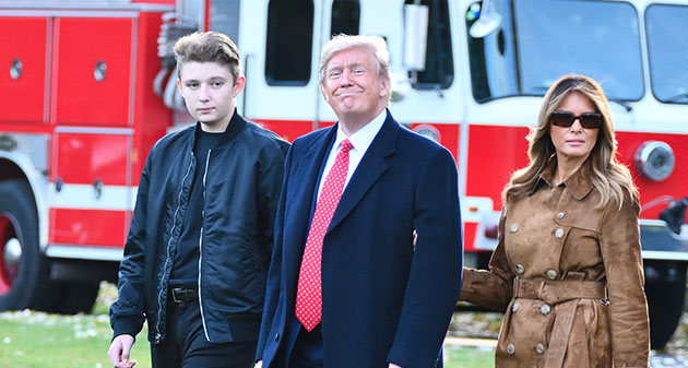 Melania Trump, Donald Trump, Barron Trump