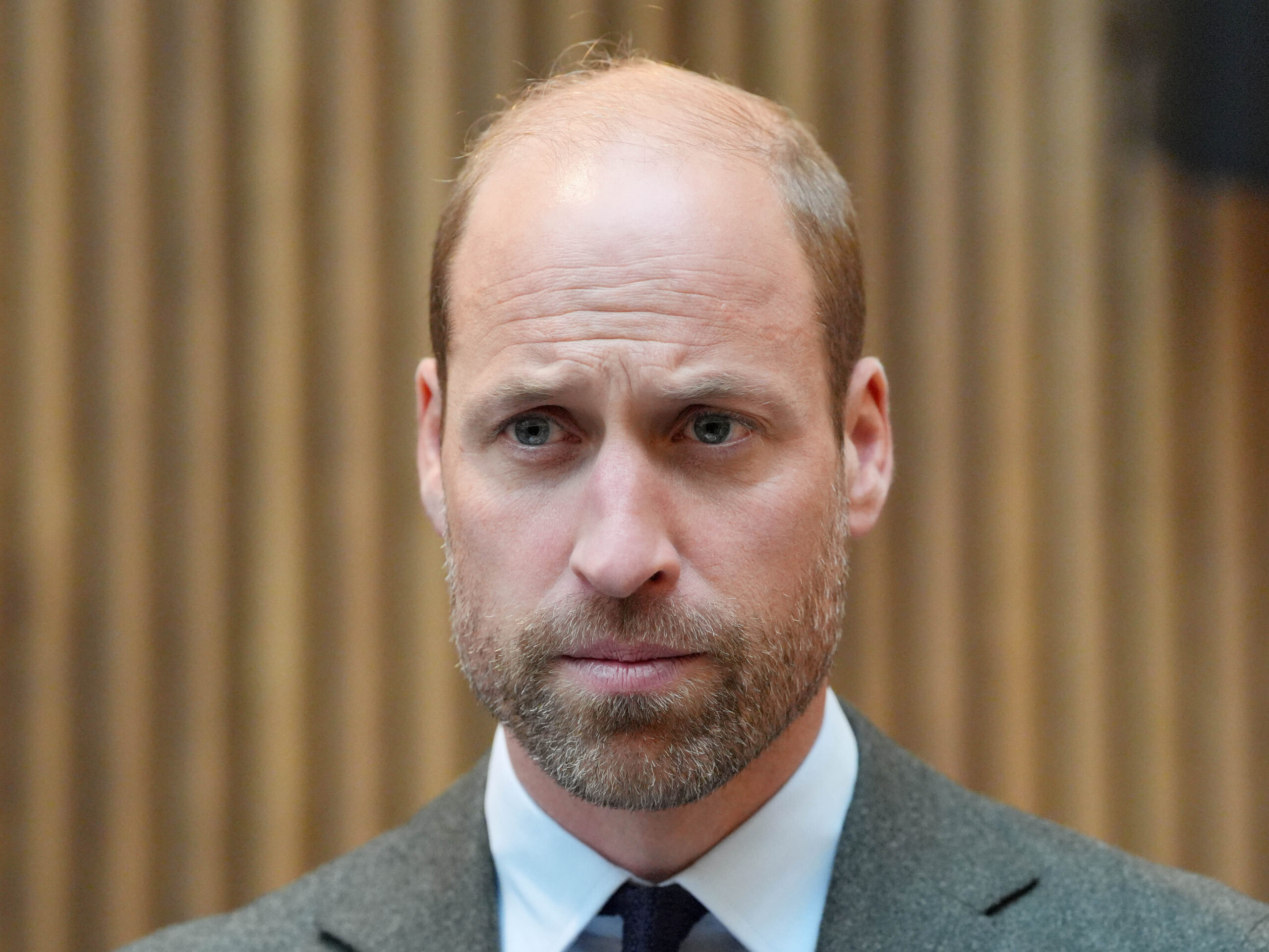 Prince William during a meeting in London, England.