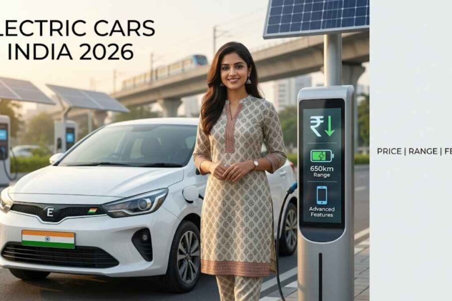 Electric cars charging, EV manufacturing, and modern electric vehicle technology in India