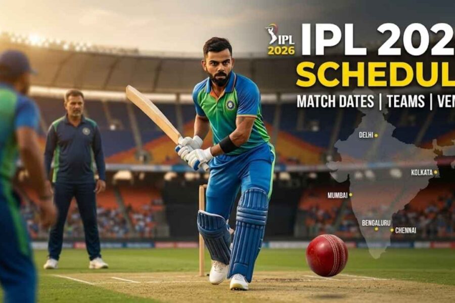 Fans cheering at IPL 2026 cricket match in packed stadium