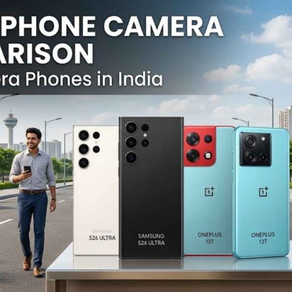 Smartphone camera comparison showing different mobile photography features in India