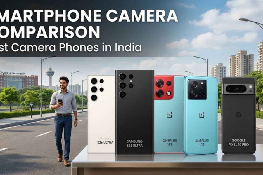 Smartphone camera comparison showing different mobile photography features in India