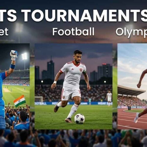 Sports tournaments 2026 cricket football olympics stadium crowd India