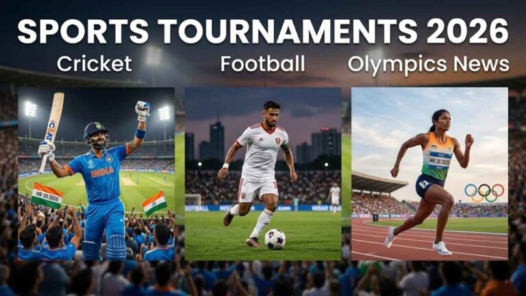 Sports tournaments 2026 cricket football olympics stadium crowd India