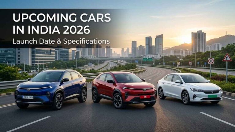 Upcoming cars in India 2026 with launch dates and specifications