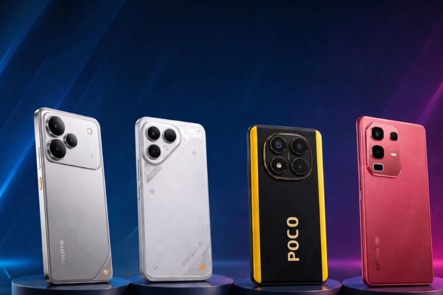 Best smartphones under ₹20,000 launched in 2026 featuring 5G connectivity, powerful processors, AI cameras, long battery life, gaming performance, and modern smartphone technology.