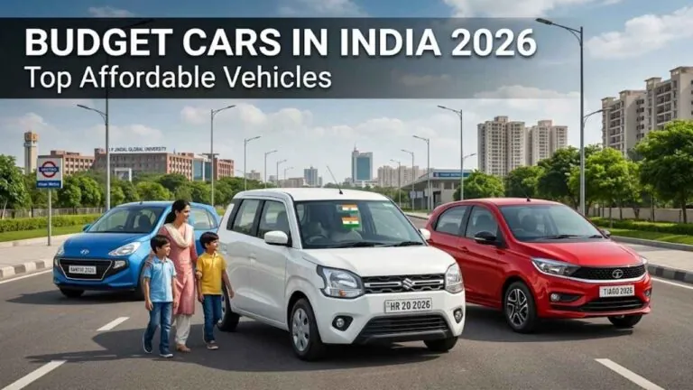 Affordable budget cars in India displayed with modern features and compact designs for urban use