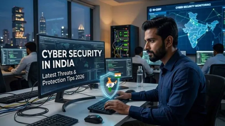 Cyber security professionals working on threat monitoring systems in India