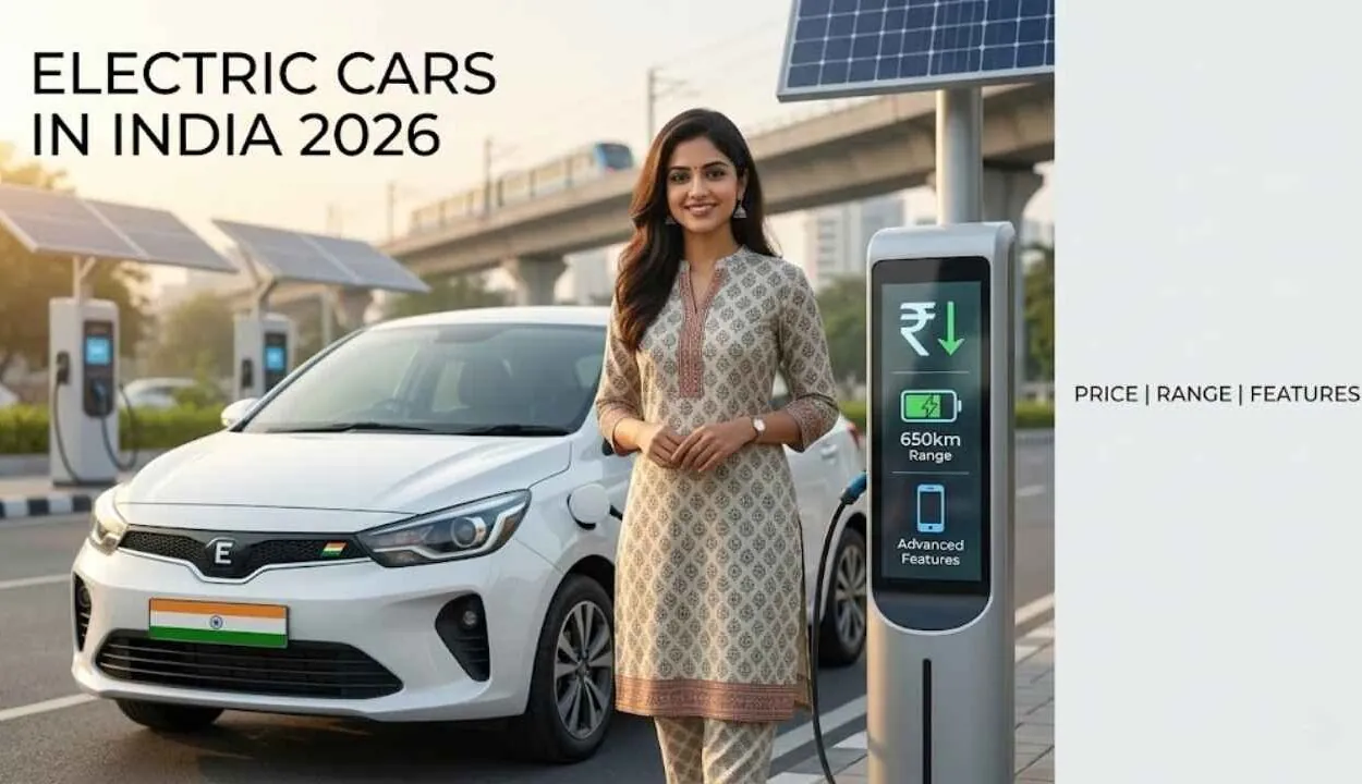 Electric cars charging, EV manufacturing, and modern electric vehicle technology in India