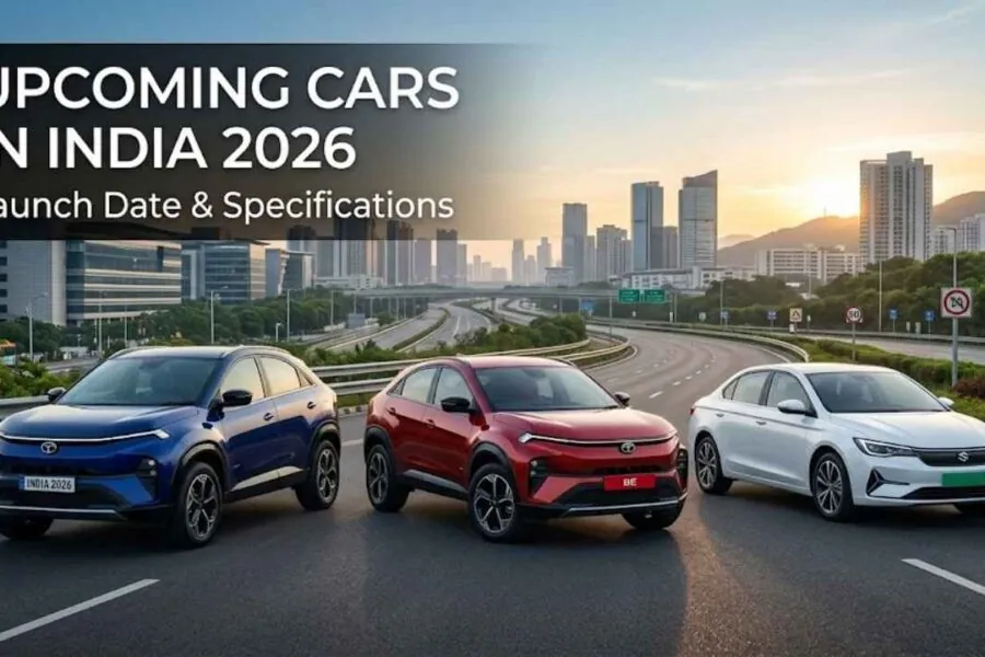 Upcoming cars in India 2026 with launch dates and specifications